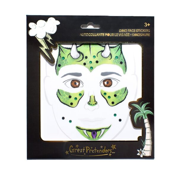 Αυτοκόλλητα προσώπου Δεινόσαυρος