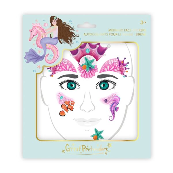 Αυτοκόλλητα προσώπου Γοργόνα