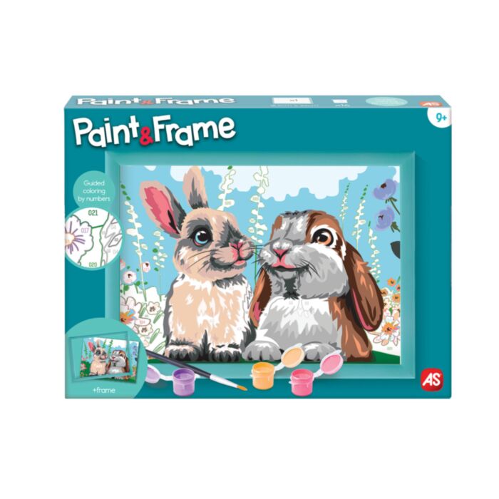 Paint & Frame Paint by Numbers Cute Bunnies Για 9+ Χρονών