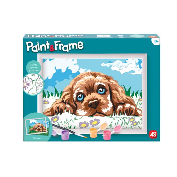 Paint & Frame Paint by Numbers Loving Puppy Για 9+ Χρονών