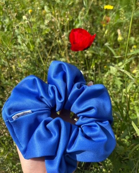 Scrunchie Strechbio Blue