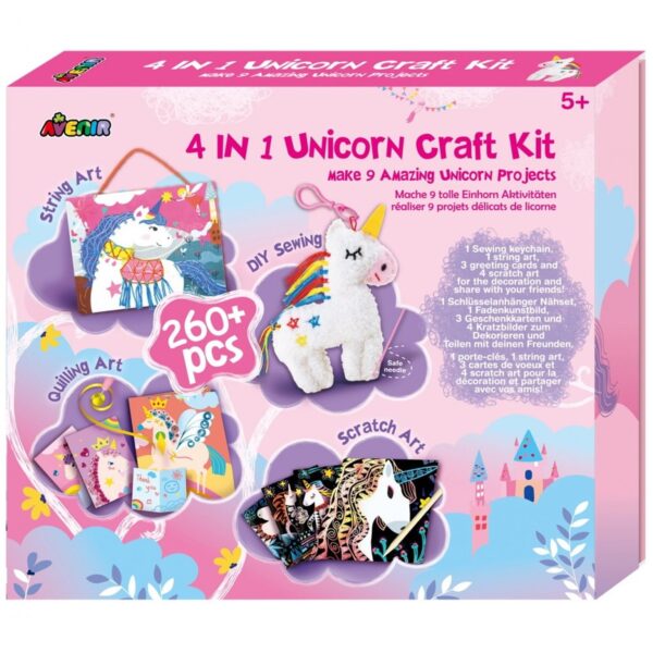 Avenir 4 in 1 Unicorn Craft Kit