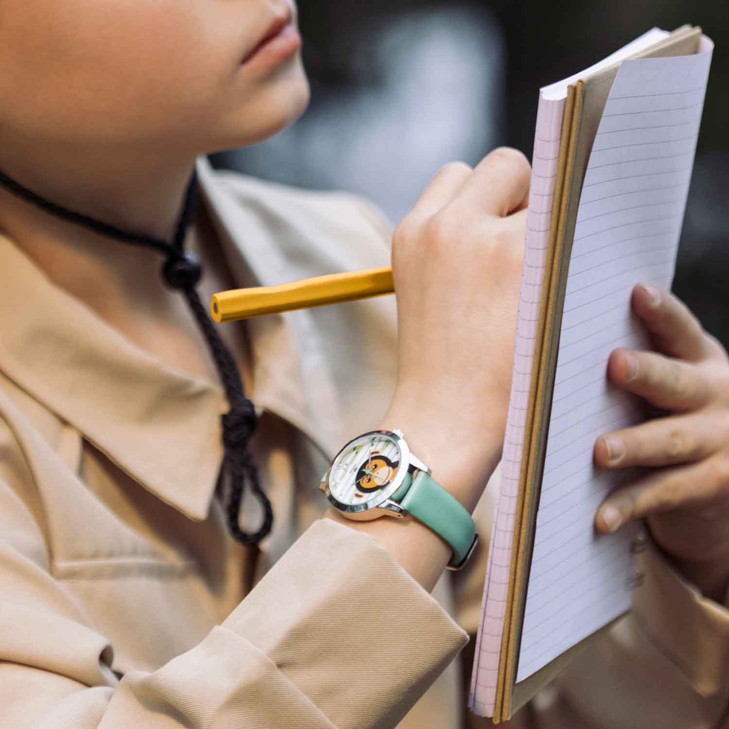 Παιδικό Ρολόι TIKKERS με Σχέδιο Χιμπαντζής - Image 4