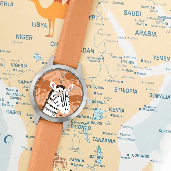 Παιδικό Ρολόι TIKKERS με Σχέδιο μία Ζέβρα - Image 2