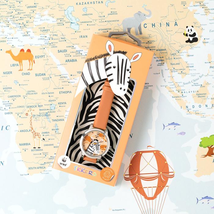 Παιδικό Ρολόι TIKKERS με Σχέδιο μία Ζέβρα - Image 3