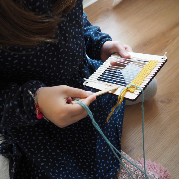 MICKI: Ξύλινος Αργαλειός τετράγωνος 12 Χ 12 cm - Image 4