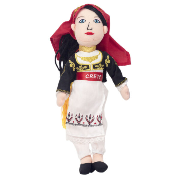 Κρητικοπούλα με παραδοσιακή φορεσιά, Μαρία