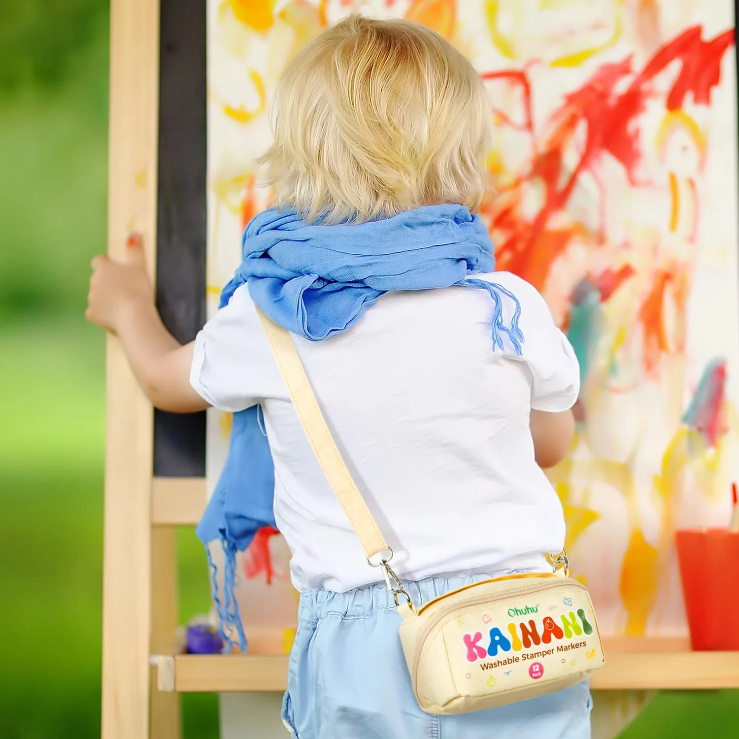 Ohuhu Σετ 12 Μαρκαδόρων Νερού με Σφραγίδες - Image 8