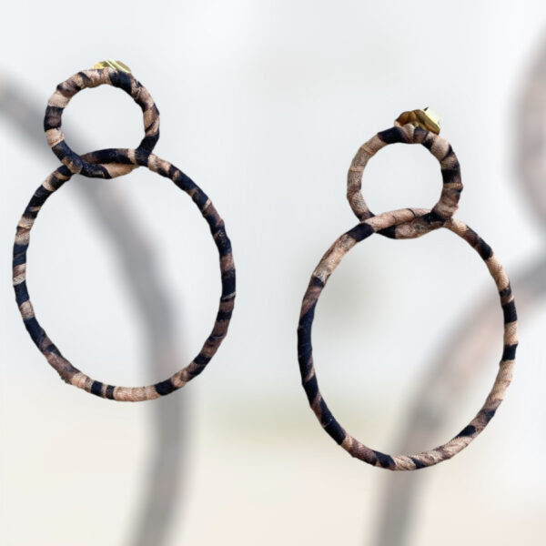 Χειροποίητα Σκουλαρίκια από Οργάντζα