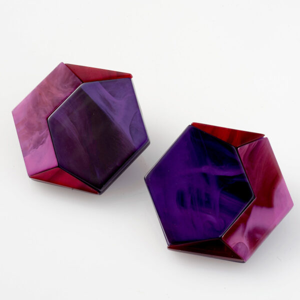 Hexa Shine – Χειροποίητα Σκουλαρίκια από Ρητίνη