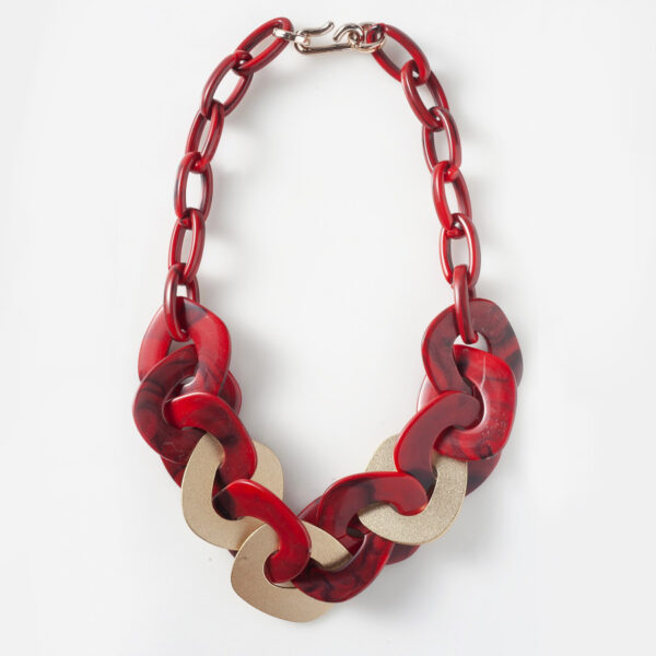 Resin Elegance – Χειροποίητο Κολιέ από Ρητίνη