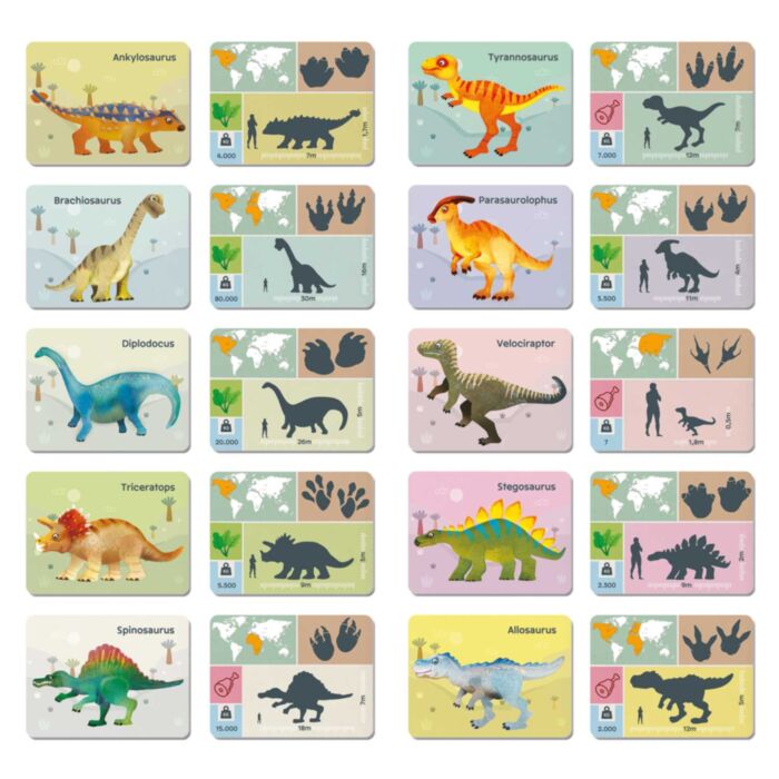 HappiHobbi Δεινόσαυροι 45 Εκπαιδευτικοί Χάρτινοι Μαγνήτες Για 4+ Χρονών - Image 4