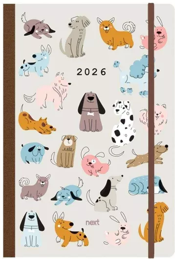Ημερολόγιο Next 2026 Trends «Dogs» (Ημερήσιο, Flexi Εξώφυλλο, 14×21 εκ.)