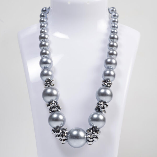 Pearl Glow – Χειροποίητο Κολιέ με Πέρλες και Γυάλινες Χάντρες