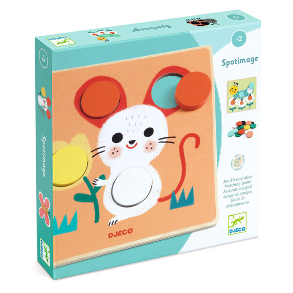 Djeco — Ξύλινο Εκπαιδευτικό Παιχνίδι Αντιστοίχησης Χρωμάτων & Σχημάτων