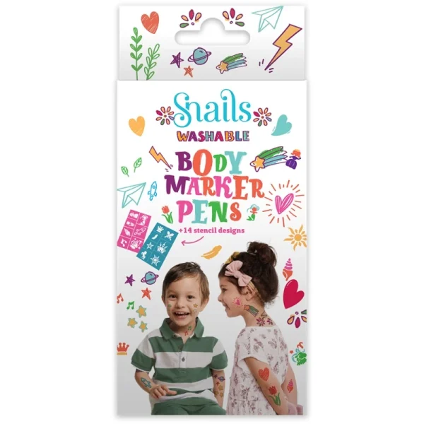 Snails Body Marker Pens – Μαρκαδόροι Σώματος για Παιδιά
