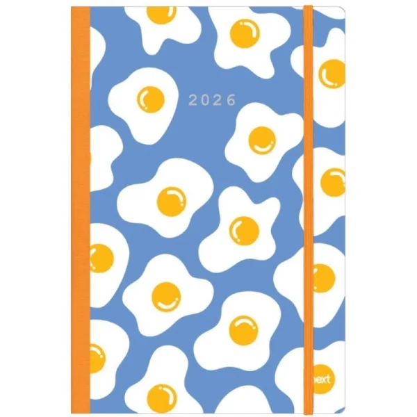 Ημερολόγιο NEXT 2026 Trends Eggs (14×21 εκ.) – Ημερήσιο Flexi με Λάστιχο