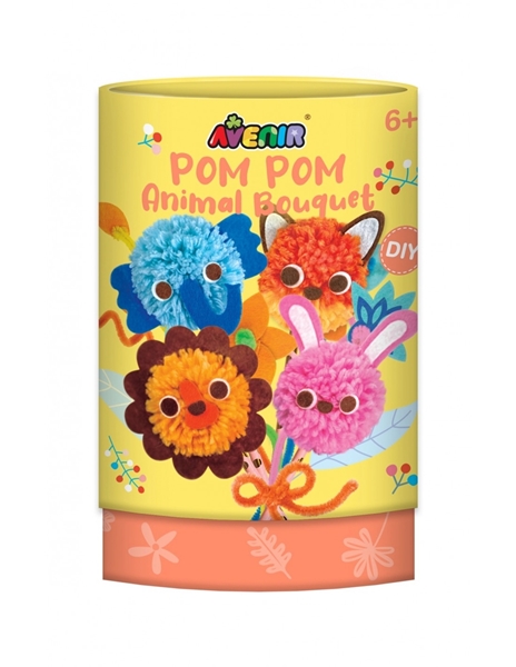 Avenir Σετ Χειροτεχνίας Pom Pom Animal Bouquet