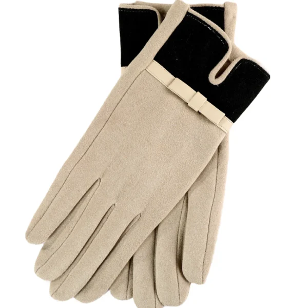 Δίχρωμα Γάντια Ιβουάρ