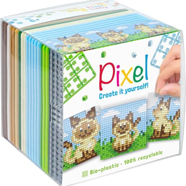 Σετ Κατασκευής Ψηφιδωτού Pixelhobby – Γάτα  6+ετών ( Pixelhobby Cat Craft Kit)