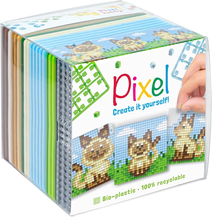 Σετ Κατασκευής Ψηφιδωτού Pixelhobby – Γάτα 6+ετών ( Pixelhobby Cat Craft Kit)