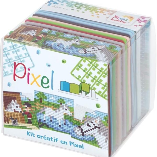 Σετ Κατασκευής Ψηφιδωτού Pixelhobby – Άλογα 6+ ετών  (Pixelhobby Cube Horses Mosaic)