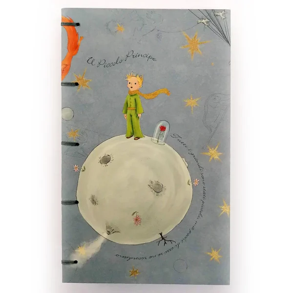 Χειροποίητo Σημειωματάριo με Βυζαντινή Βιβλιοδεσία - Μικρός Πρίγκιπας