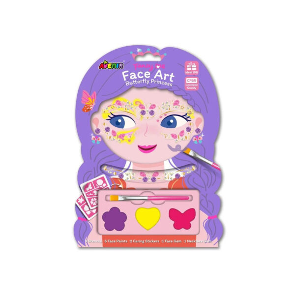Σετ Ζωγραφικής Προσώπου Πριγκίπισσα (Face Art Butterfly Princess)