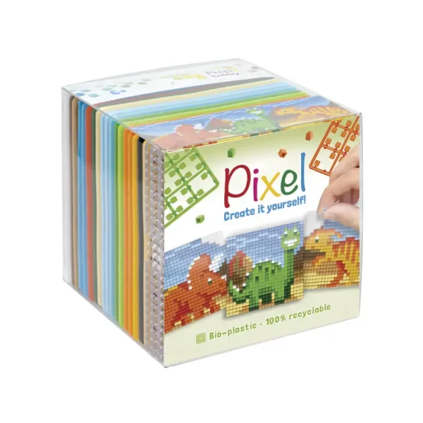 Σετ Κατασκευής Ψηφιδωτού Pixelhobby – Δεινόσαυροι  6ετών+