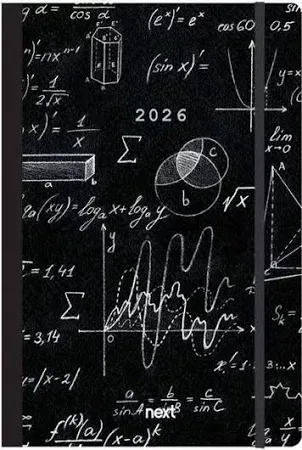 Next ημερολόγιο 2026 Trends Mathematics flexi με λάστιχο 14x21εκ.
