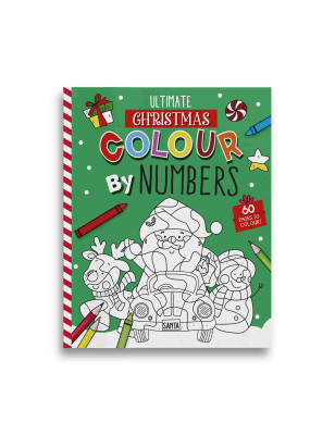 Βιβλίο ζωγραφικής με αριθμούς - XMAS COLOUR BY NUMBERS BOOK