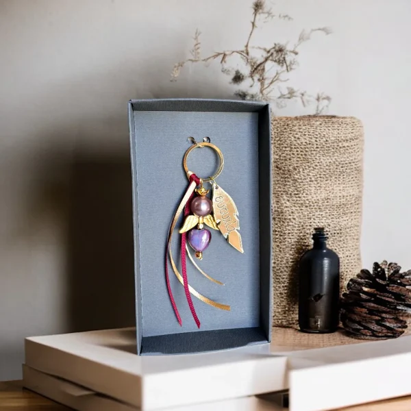 Γουράκι Μπρελόκ Αγγελάκι Ευτυχίας