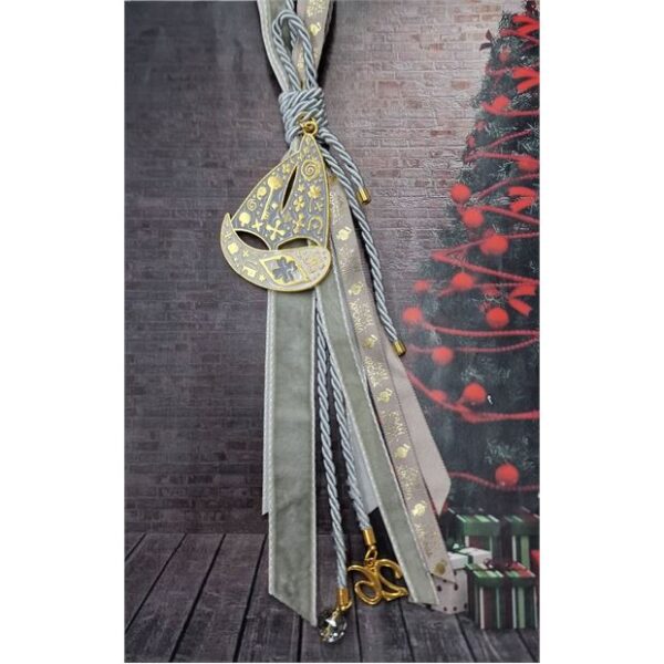 Χειροποίητο Γούρι 2026 Καράβι Γκρί