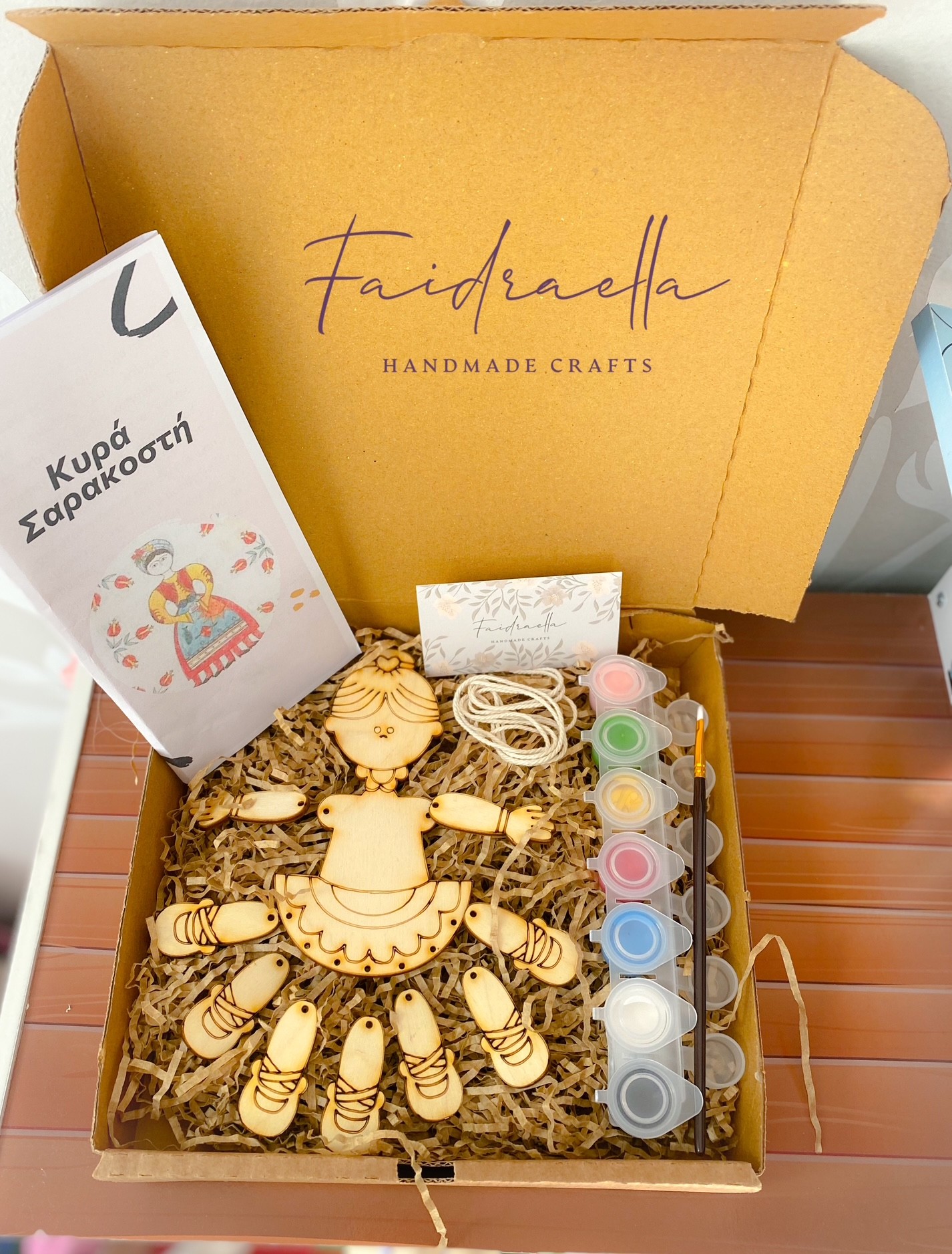 DIY Kit Χειροτεχνίας «Η Κυρά Σαρακοστή» – Παραδοσιακό Έθιμο