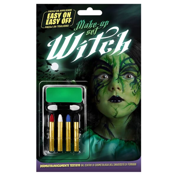 Σετ Βαφής Μάγισσα με Μακιγιάζ & 4 Μολύβια