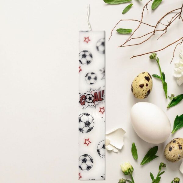 Παιδική Πασχαλινή Λαμπάδα με Εκτύπωση Football - Ποδόσφαιρο