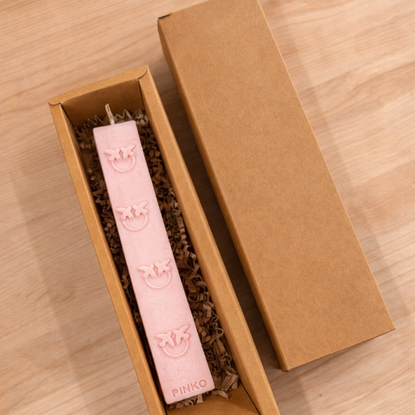 Πασχαλινή Λαμπάδα “PNK” με φυτικό αρωματικό κερί