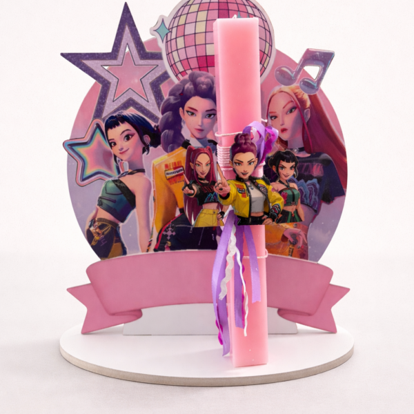 Παιδική Πασχαλινή Λαμπάδα Επιτραπέζια – K-Pop Girls - Demon Hunters